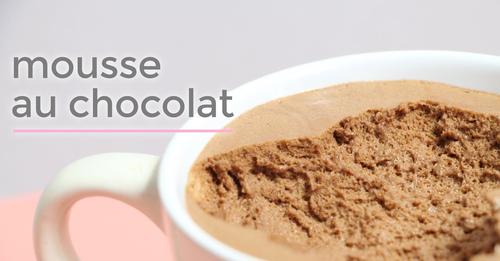 Mousse au chocolat vegan – sans oeuf ni lait ni crème – Recette Delicaroom