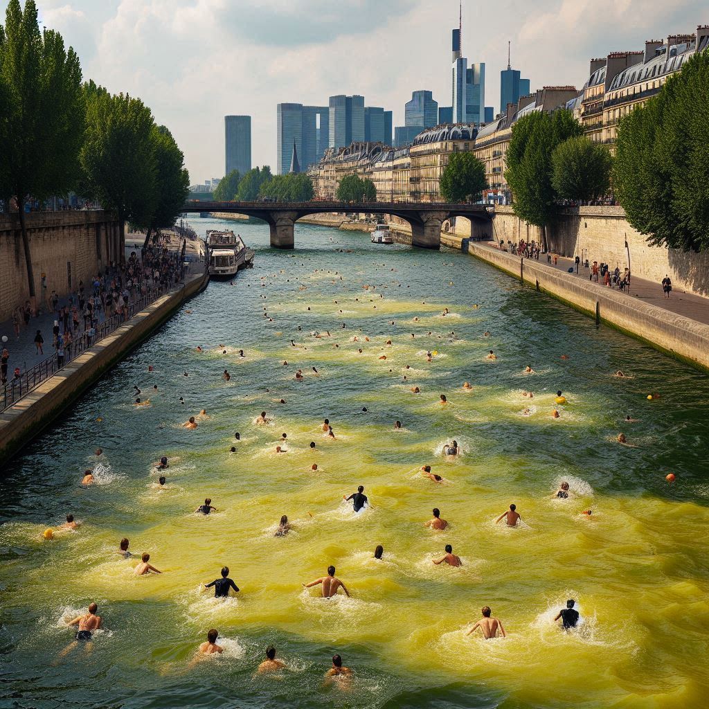 Se baigner dans la Seine pour les JO : un défi olympique !